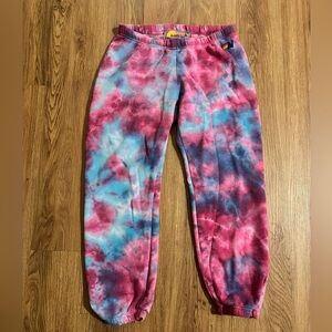 Aviator Nation szM Multicolor Tie-Dye Sweatpants. EUC